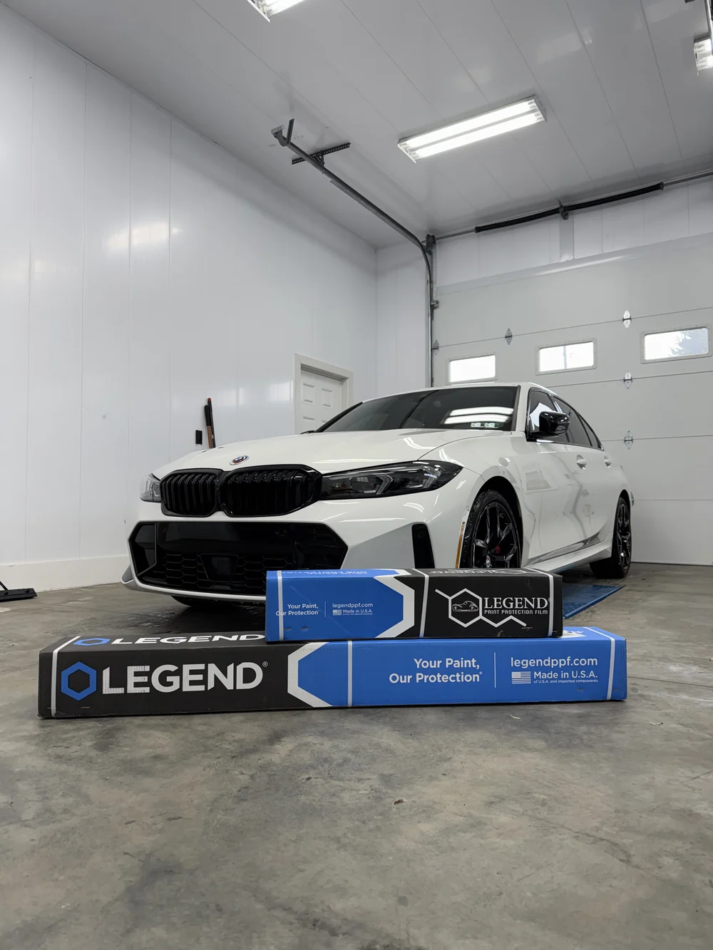 BMW with Legend paint protection film installed